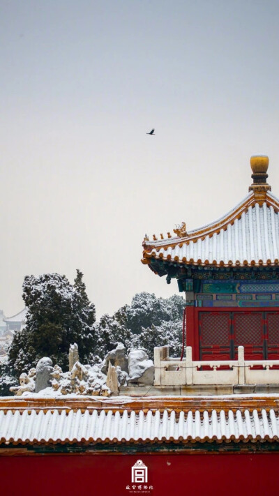 壁纸 故宫雪景