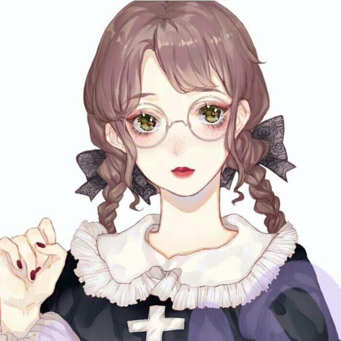 动漫女图.