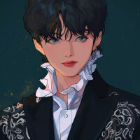 金泰亨防弹少年团手绘图
