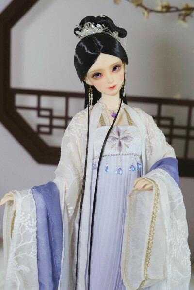 古风美人 sd娃娃 bjd 玩具 人偶 壁纸 萌物