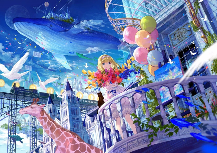 pixiv p站美图二次元美图,动漫壁纸