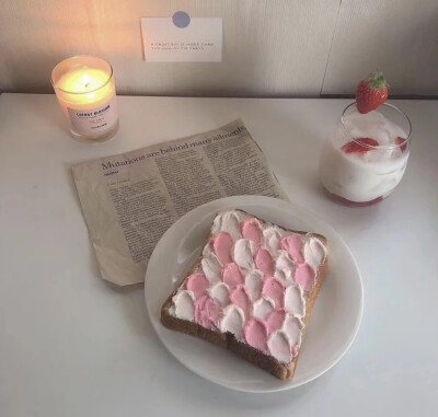 ins风朋友圈背景图 美食图