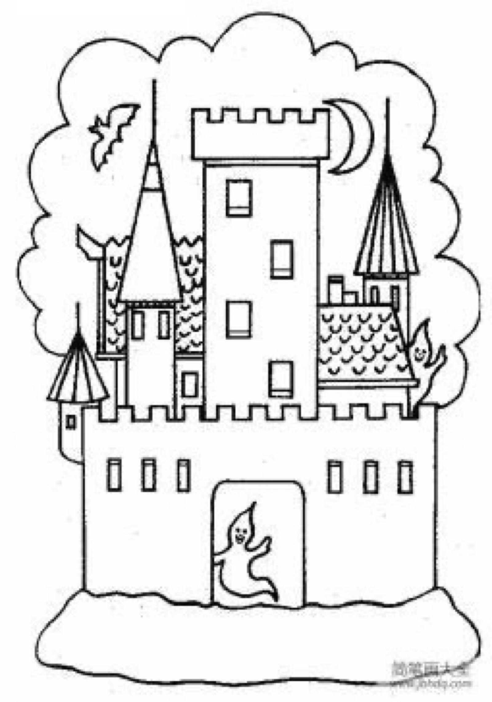 儿童画～城堡 - 堆糖，美图壁纸兴趣社区