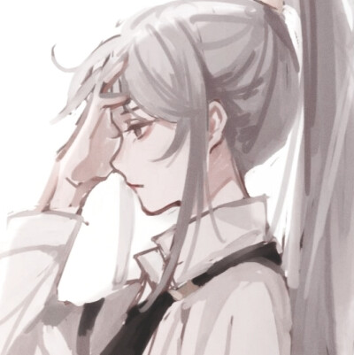 酷帅女孩制服高马尾
