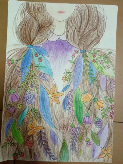 分享给幼师生们的彩铅画简笔画