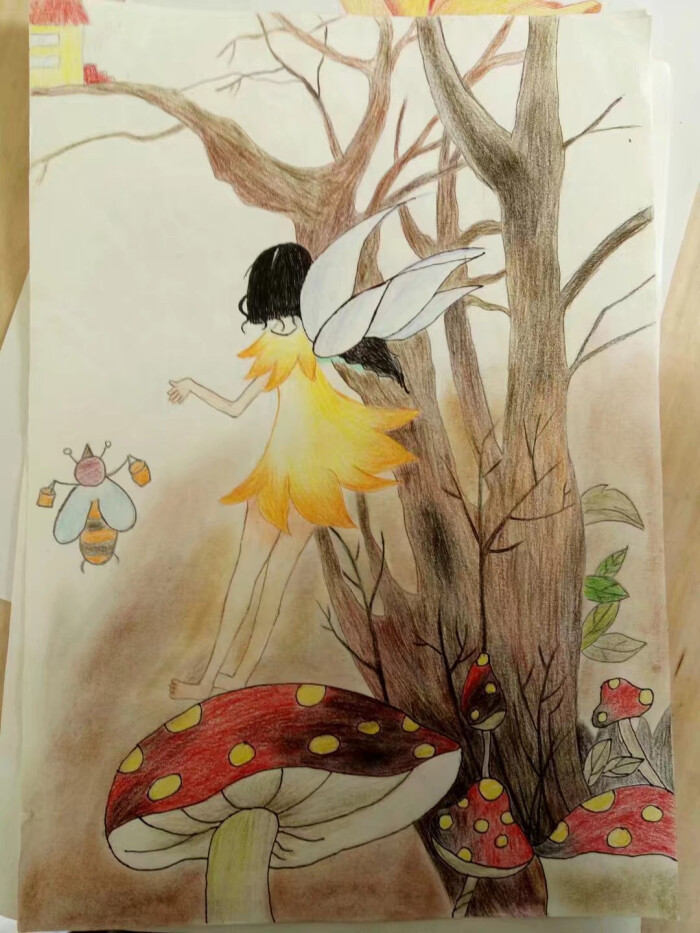 分享给幼师生们的彩铅画简笔画