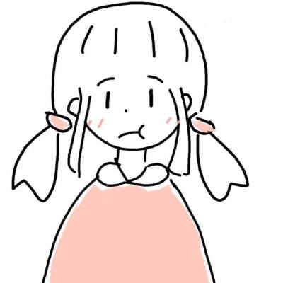 女孩正面简笔画.