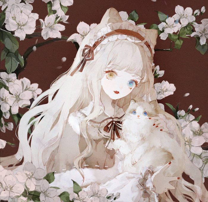 第五人格的红夫人,和水彩人物