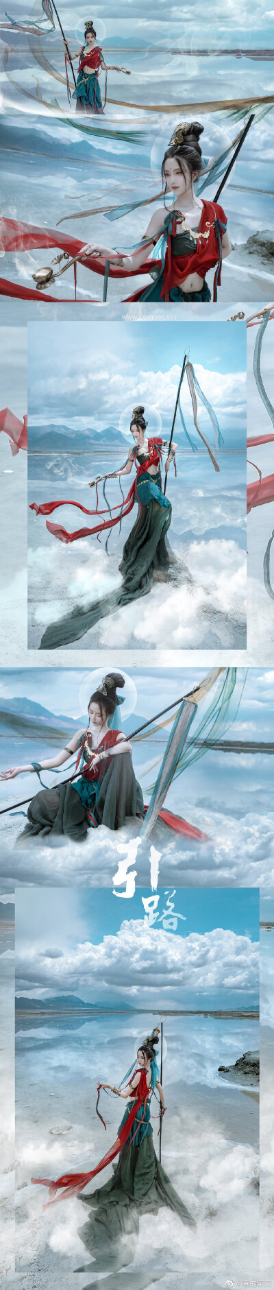 往生净土摄影后期:@小何力服装为自制 妆造感谢:临溪白衣:@coser小梦