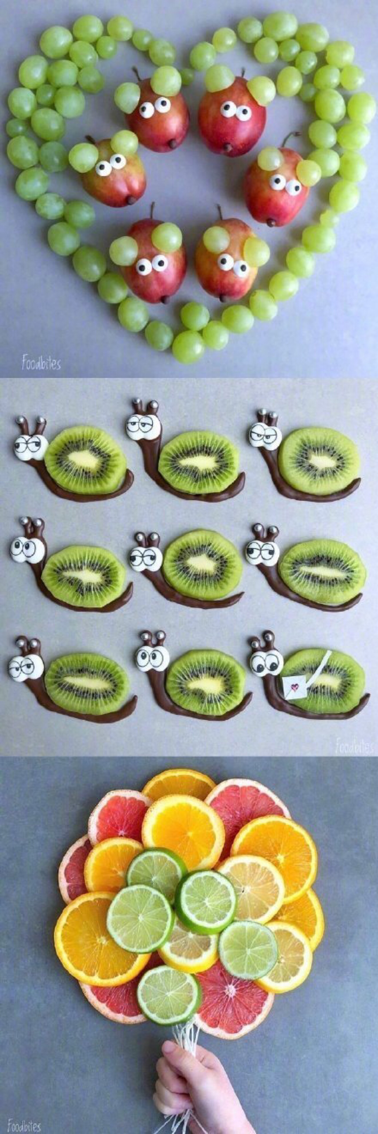 儿童卡通水果餐 水果摆盘