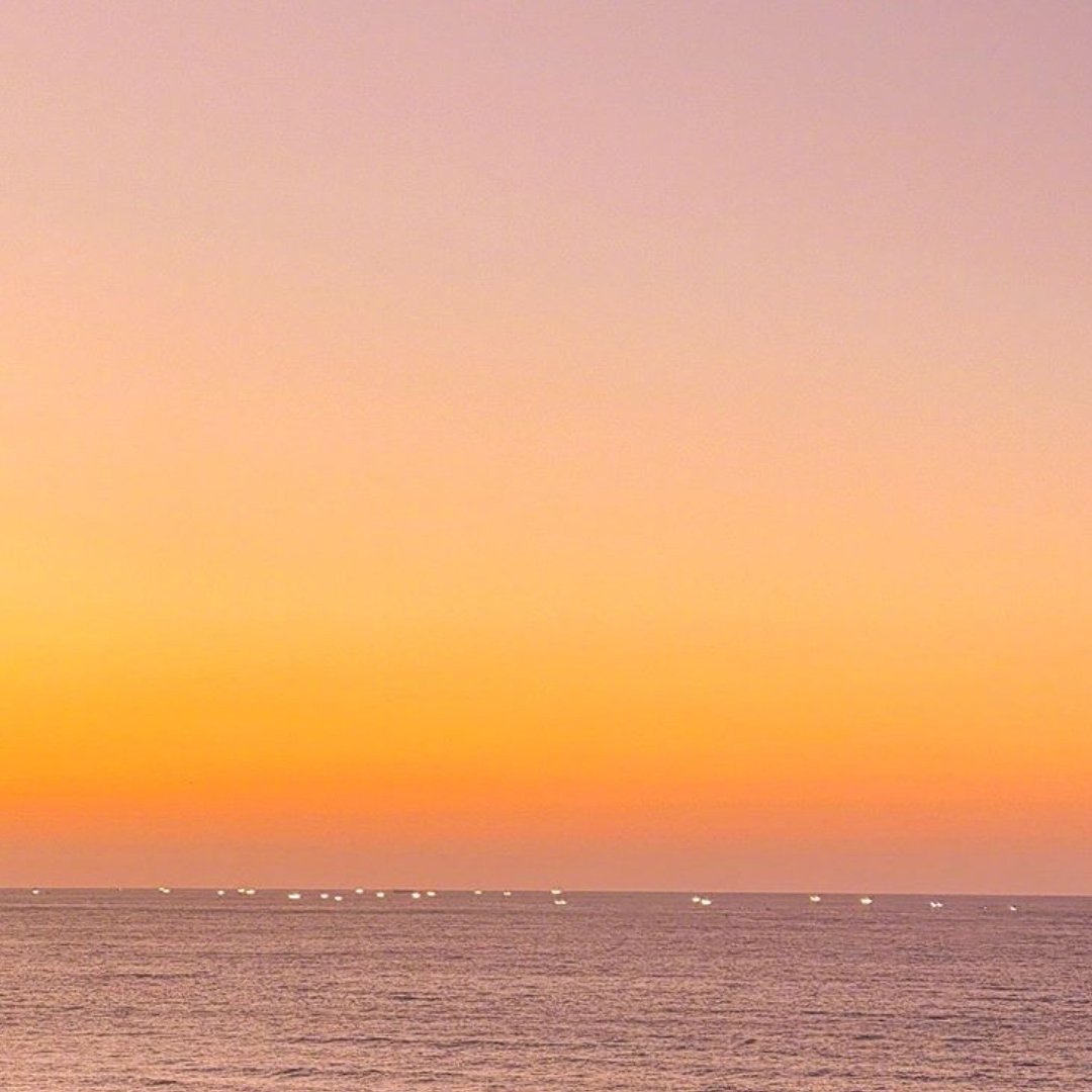 济州岛的温柔夕阳