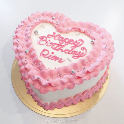 手作蛋糕 少女心生日蛋糕 日本手作蛋糕艺术家设计的生日蛋糕 梦幻