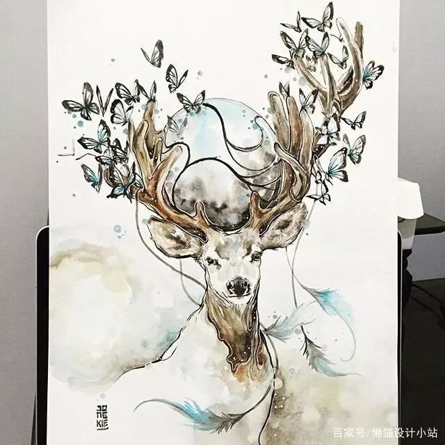 鹿插画 - 堆糖,美图壁纸兴趣社区