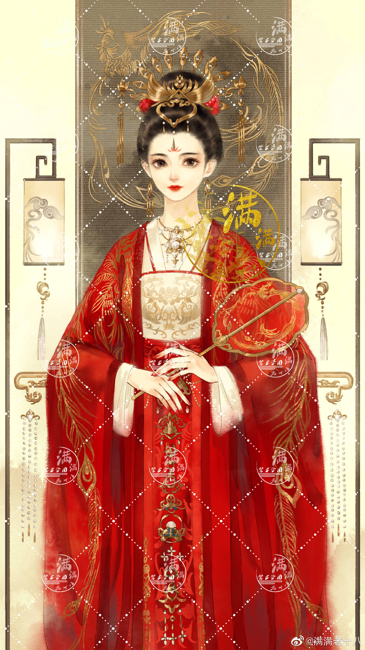 民国胭脂店老板娘 -民国风|Illustration|Commercial illustration|Tiffany__Xie - Original作品 - 站酷 (ZCOOL)