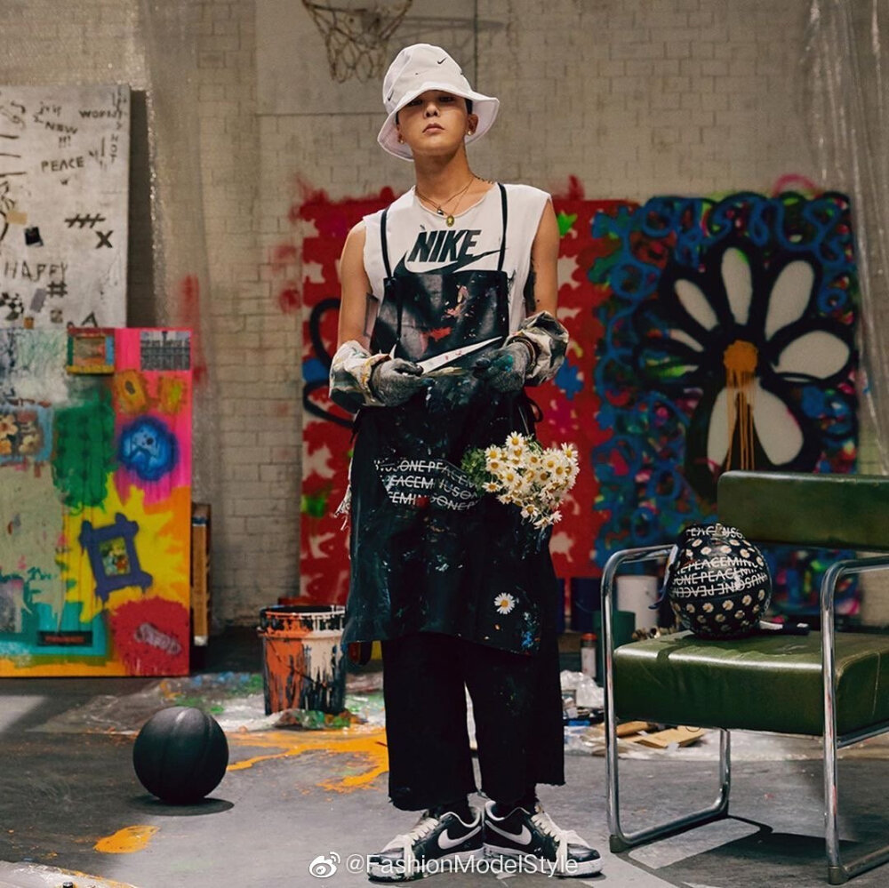 权志龙peaceceleb korea style |权志龙 peaceminusone x nike