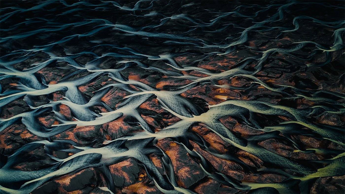 【令人惊叹的抽象风景摄影】"自然艺术"是由冰岛摄影师ben simon rehn