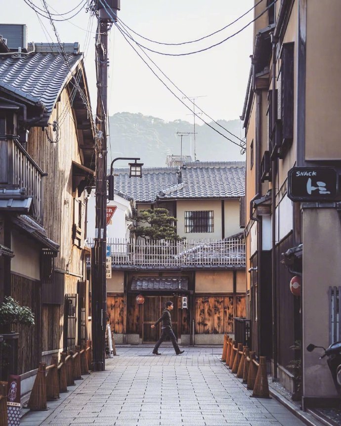 京都古韵十足的小巷子 - 堆糖,美图壁纸兴趣社区