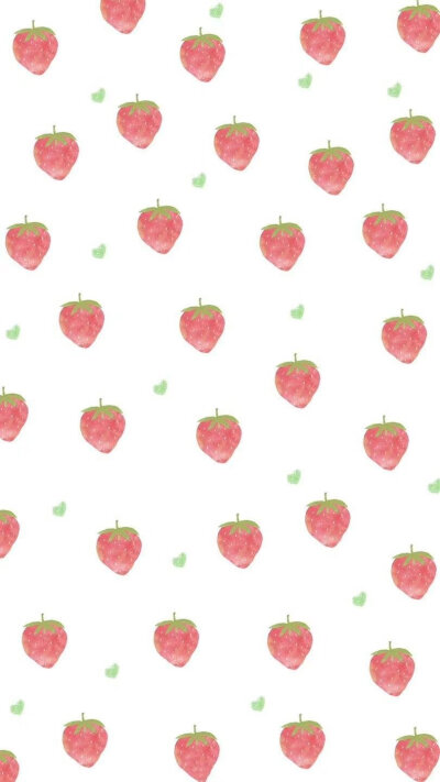 草莓女孩背景图