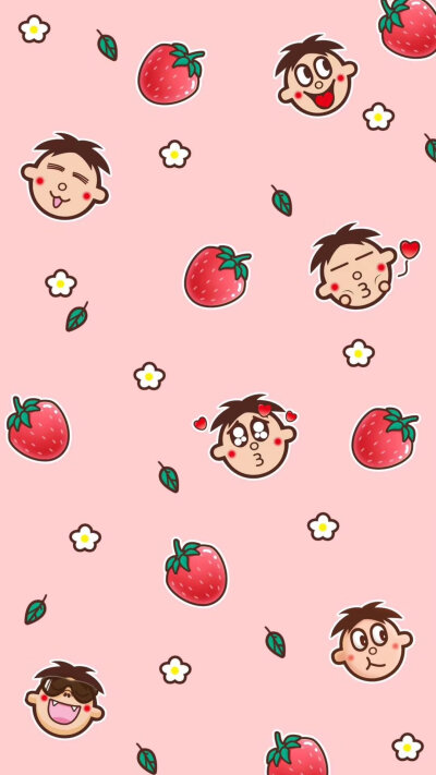 草莓背景图