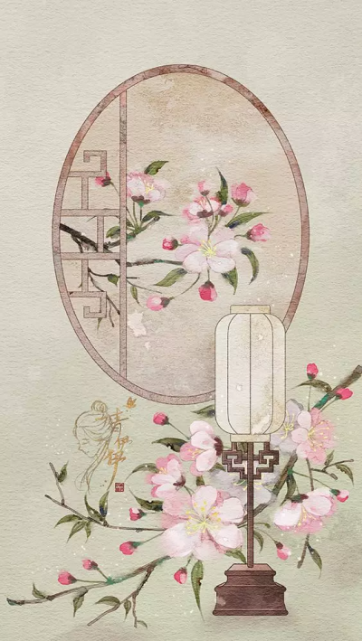 一望相思远,花开笔墨中