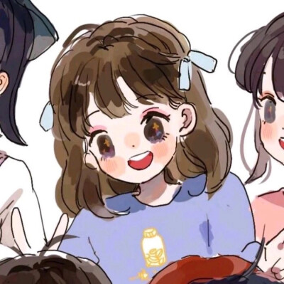 三个人的壁纸自描