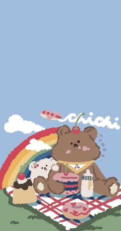 可爱纯色背景