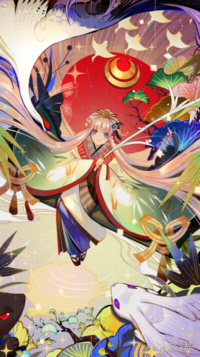 画师水印辉夜姬