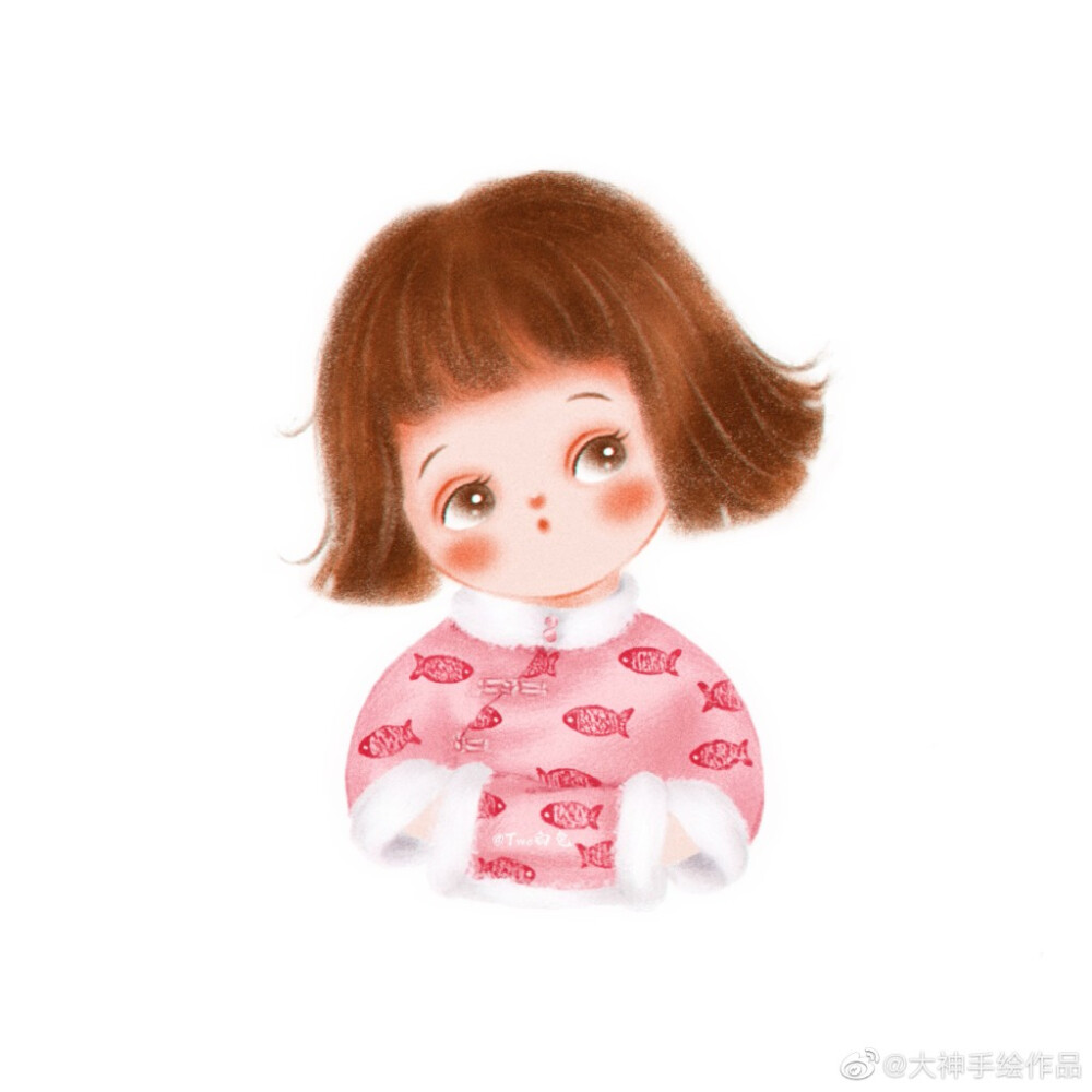 小可爱系列～ by@two白兔 #插画##头像