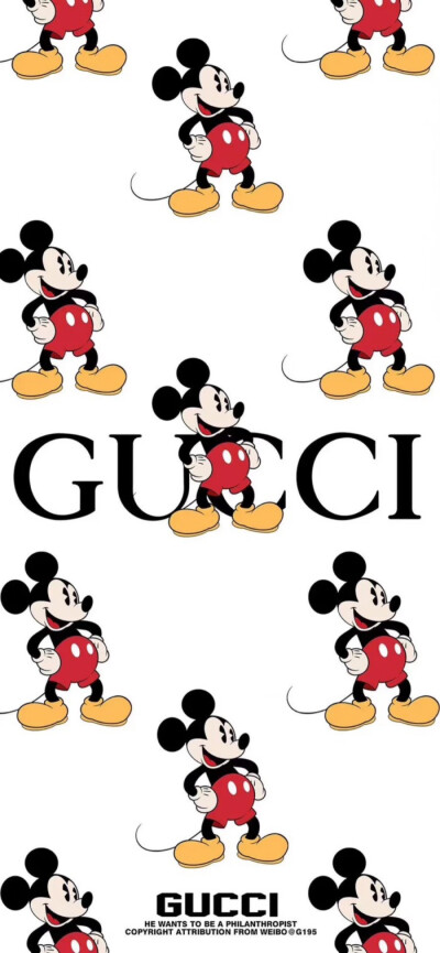 gucci新年壁纸2020米奇米老鼠