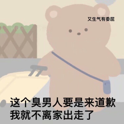 与男友吵架表情包