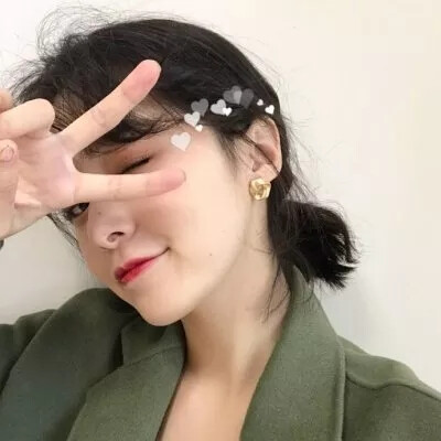 黄色系女生头像