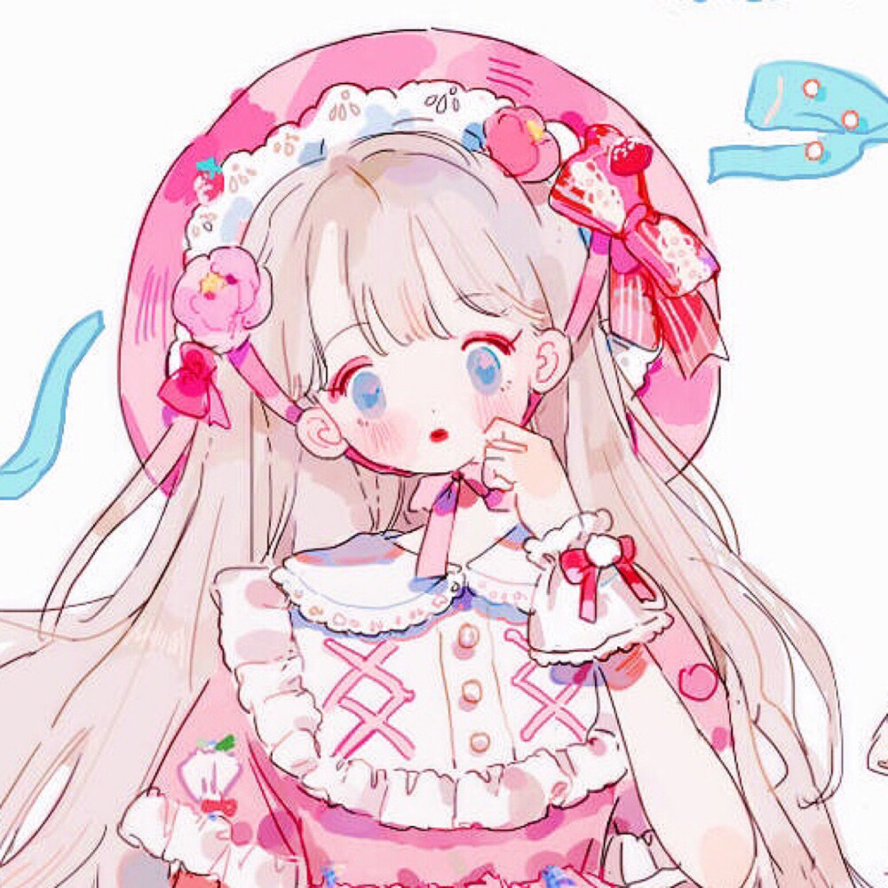 闺蜜头像画师微博id:普通小狗自截