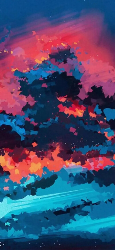 壁纸,油画风