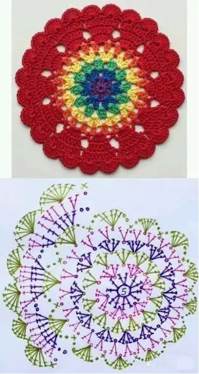 钩针花样图解