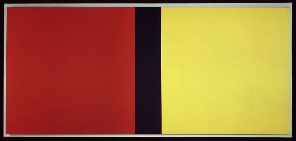 巴尼特·纽曼《who's afraid of red yellow and blue iv,1969