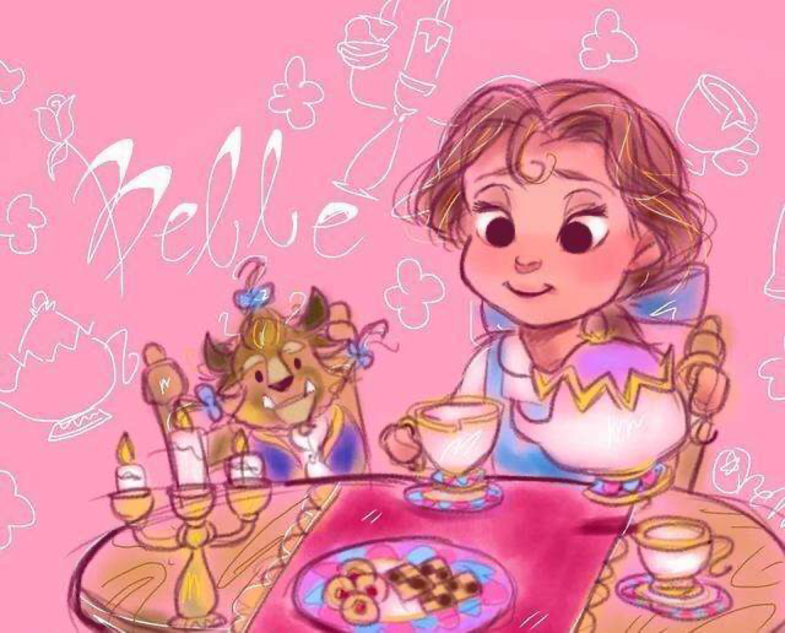小时候的迪士尼公主(不是q版)