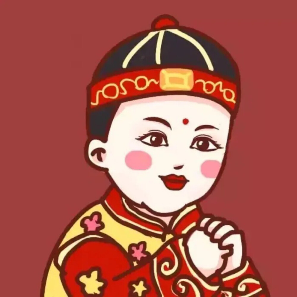 情侣头像红色