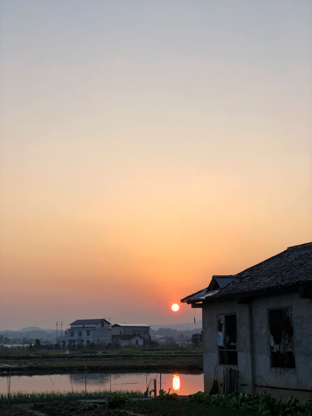 乡村夕阳余晖 堆糖,美图壁纸兴趣社区