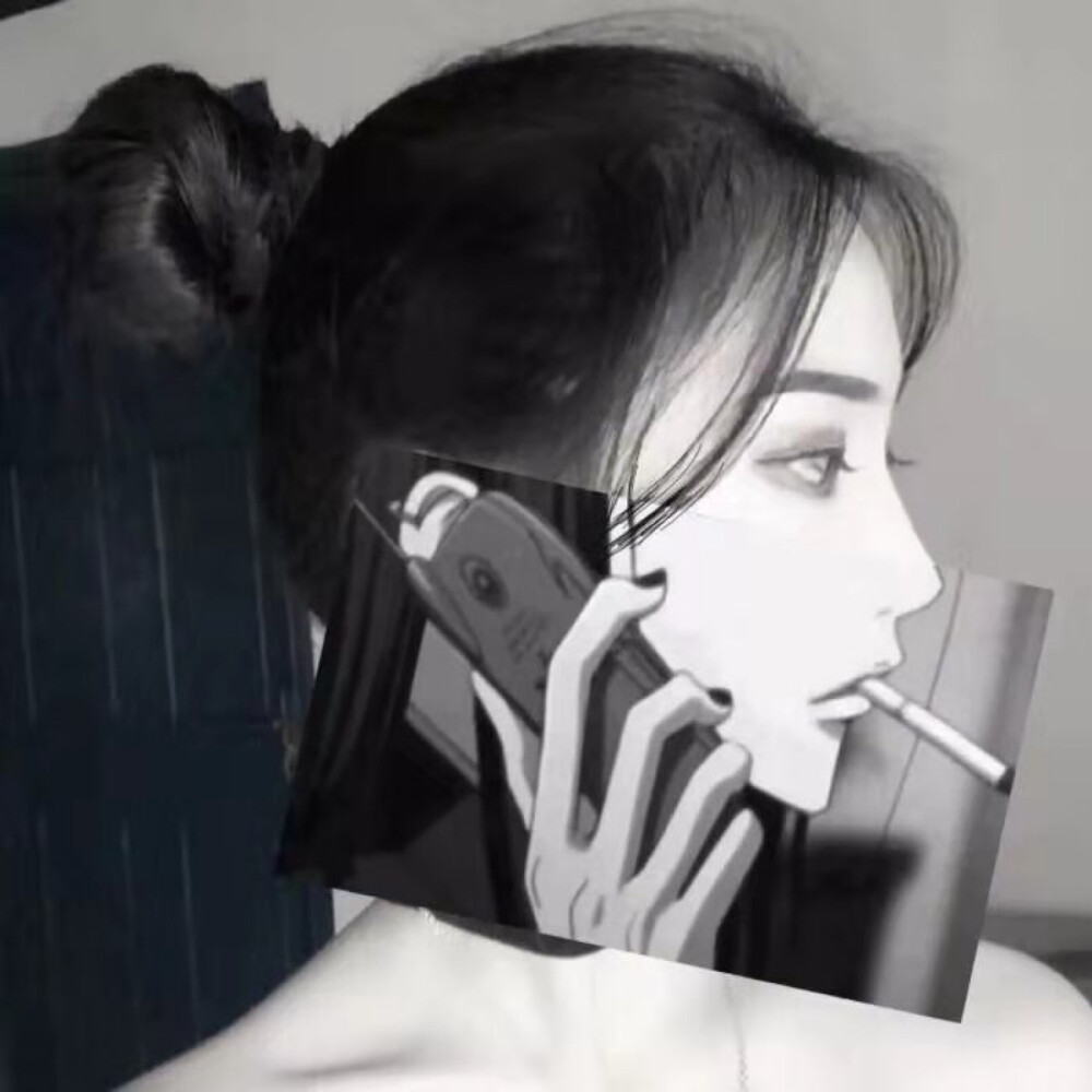 黑白头像