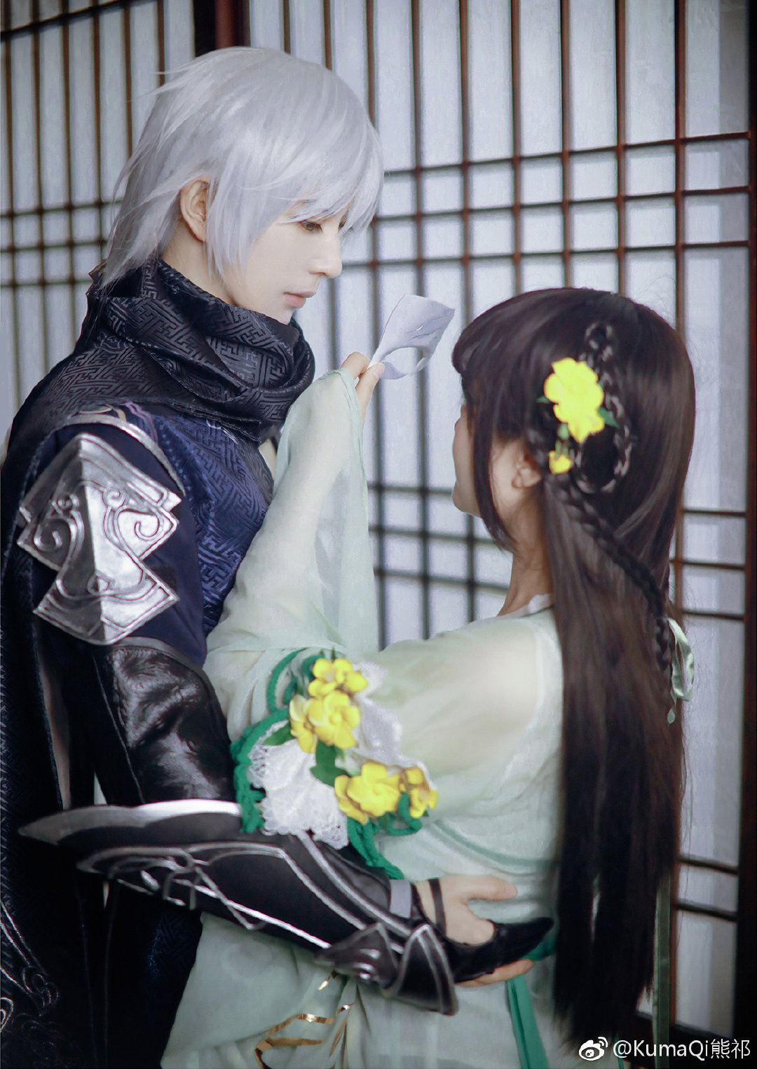 kumaqi熊祁:[cp]#遇见逆水寒##燕无归# cos ||燕无归:po主 摄影:@神