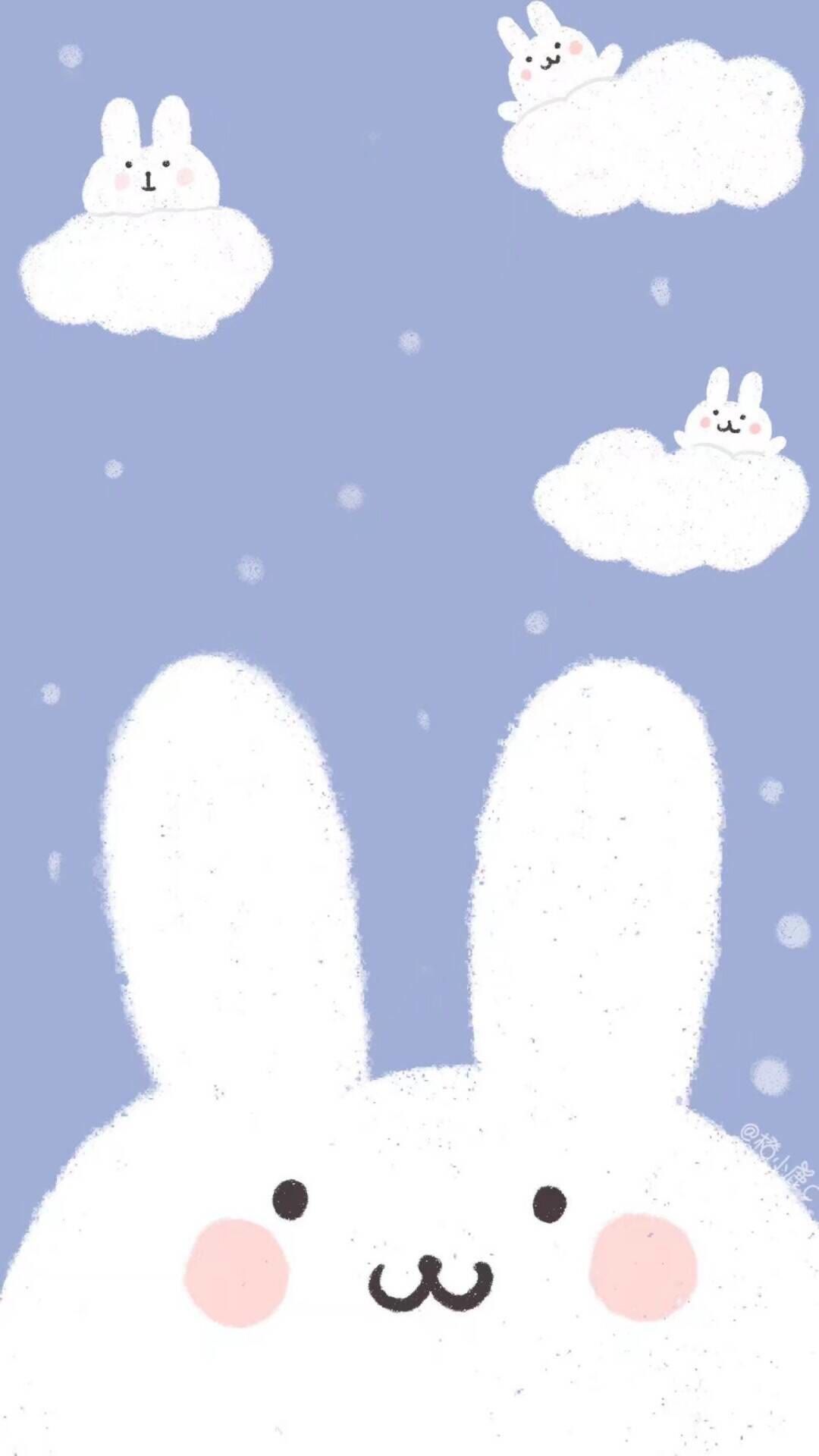 可爱小兔壁纸(背景)
