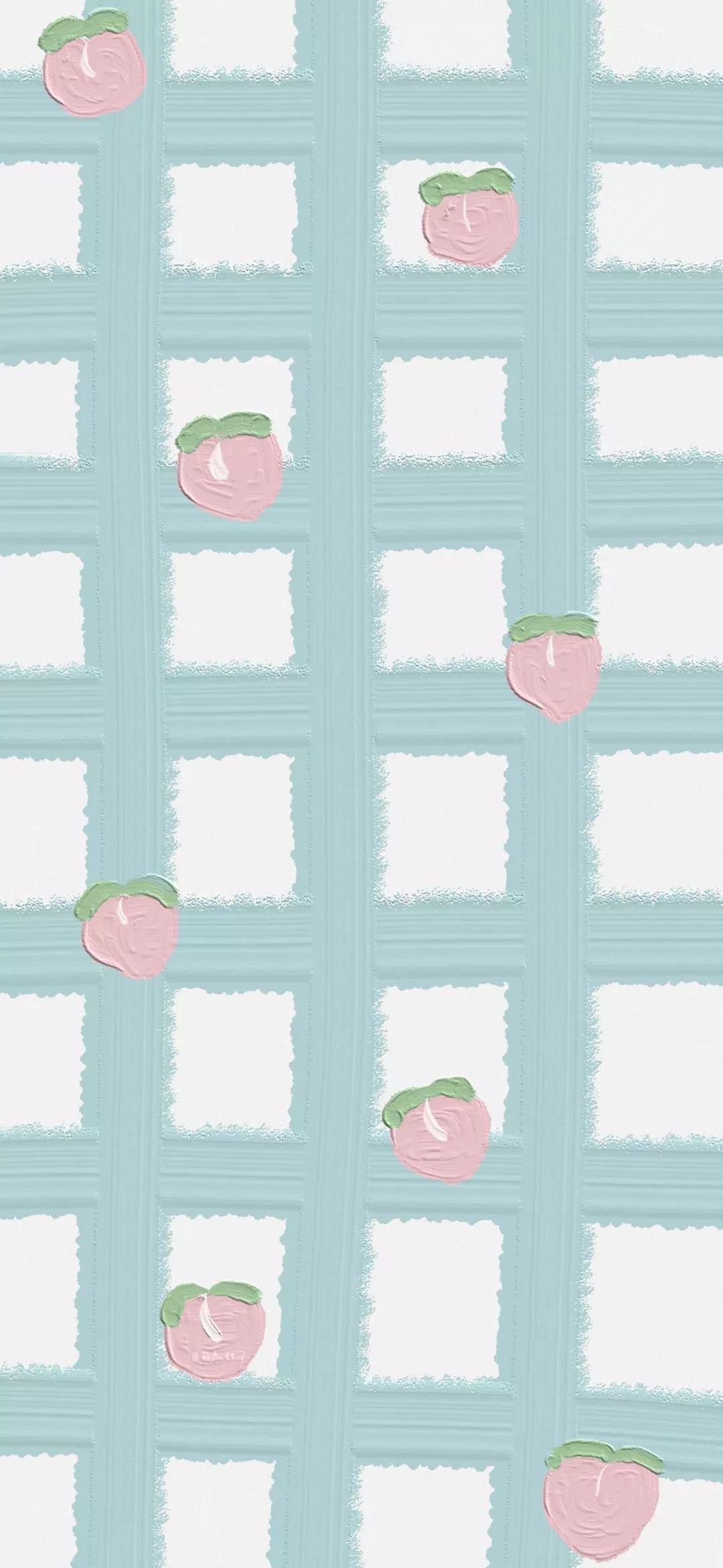 可爱格子奶牛「iPhone壁纸‐手机壁纸‐可爱… - 堆糖，美图壁纸兴趣社区