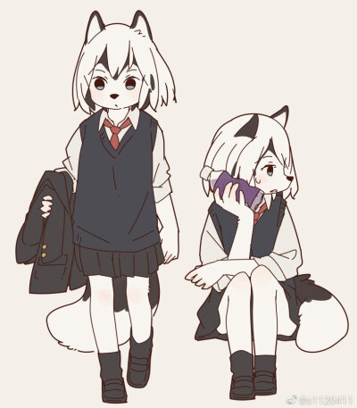 哈士奇女友(冬毛)