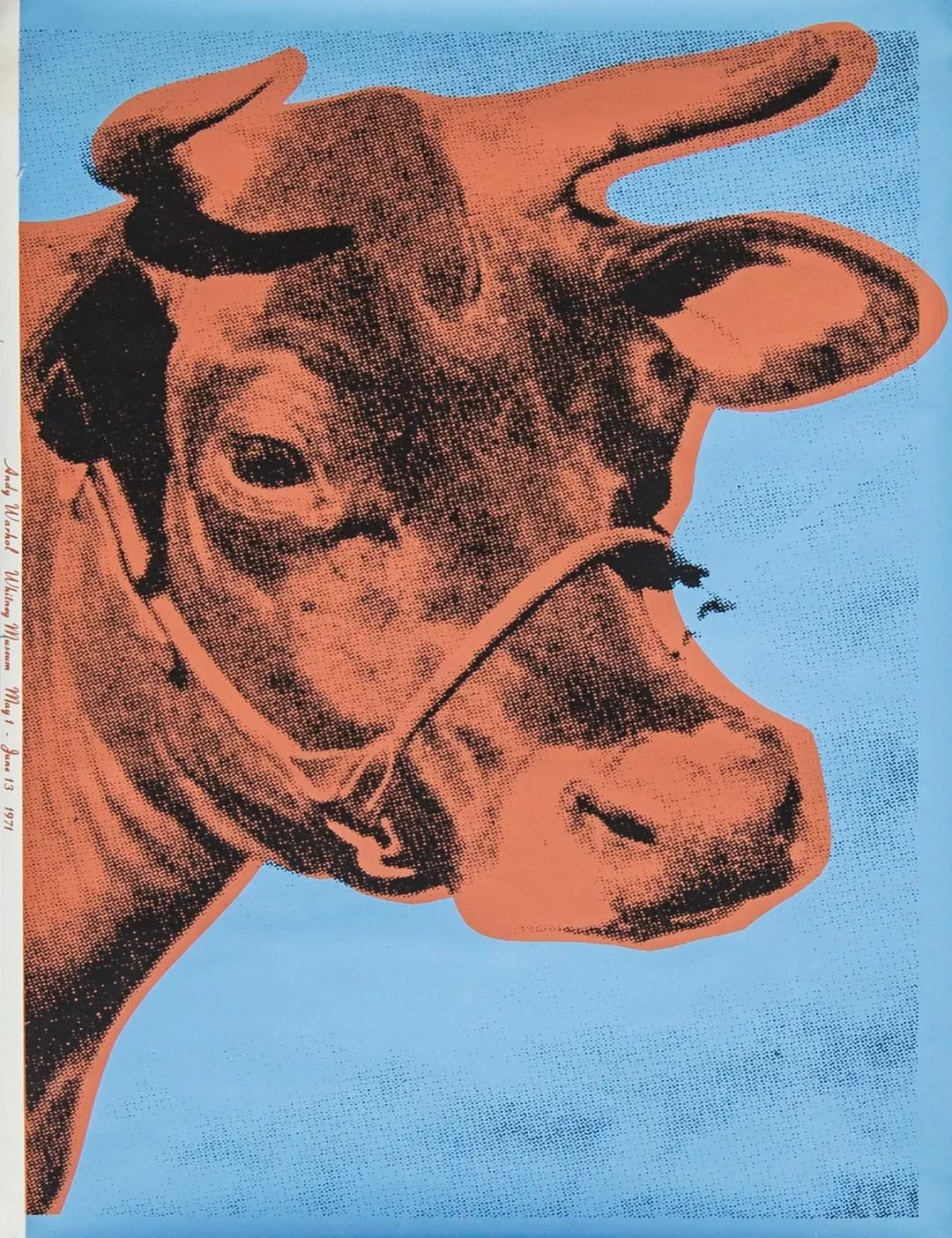 安迪·沃霍尔《牛》,丝网印刷,115×75cm,1971年