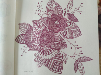 小丛花 #禅绕画