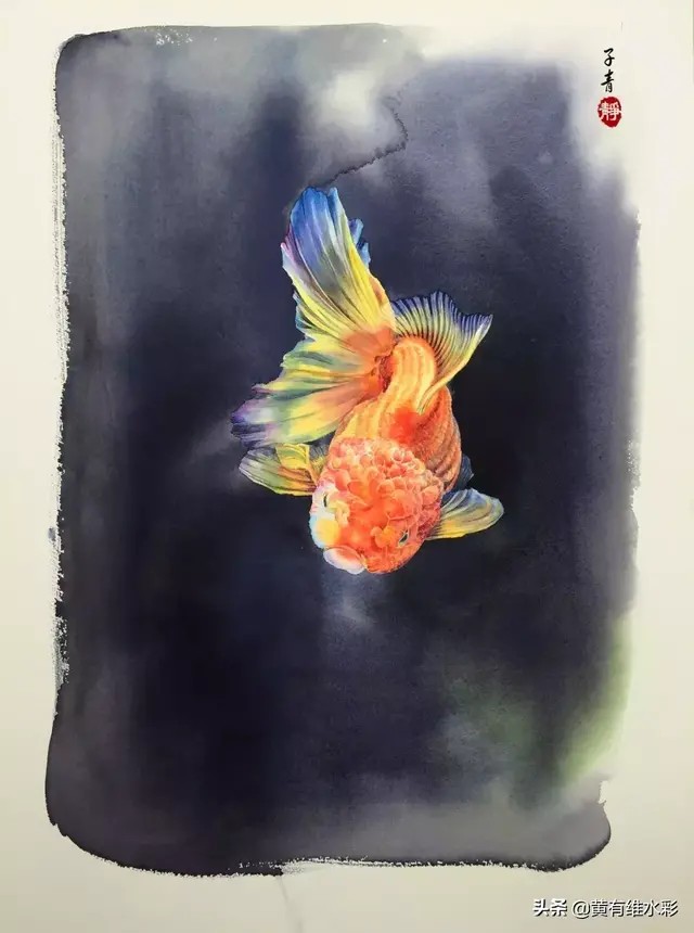水彩鱼 堆糖 美图壁纸兴趣社区