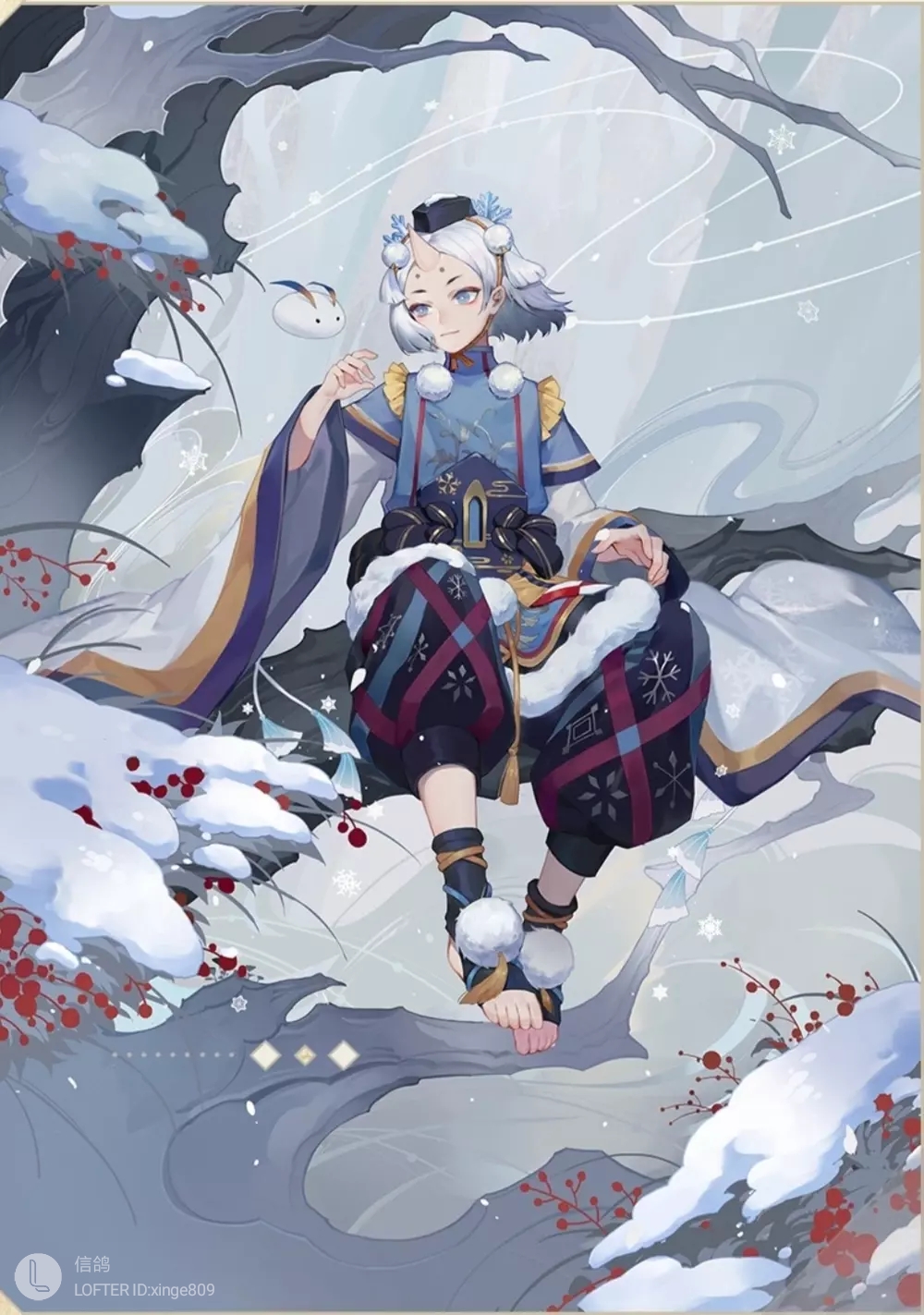 画师未知,图源见水印雪童子 雪国之子 r