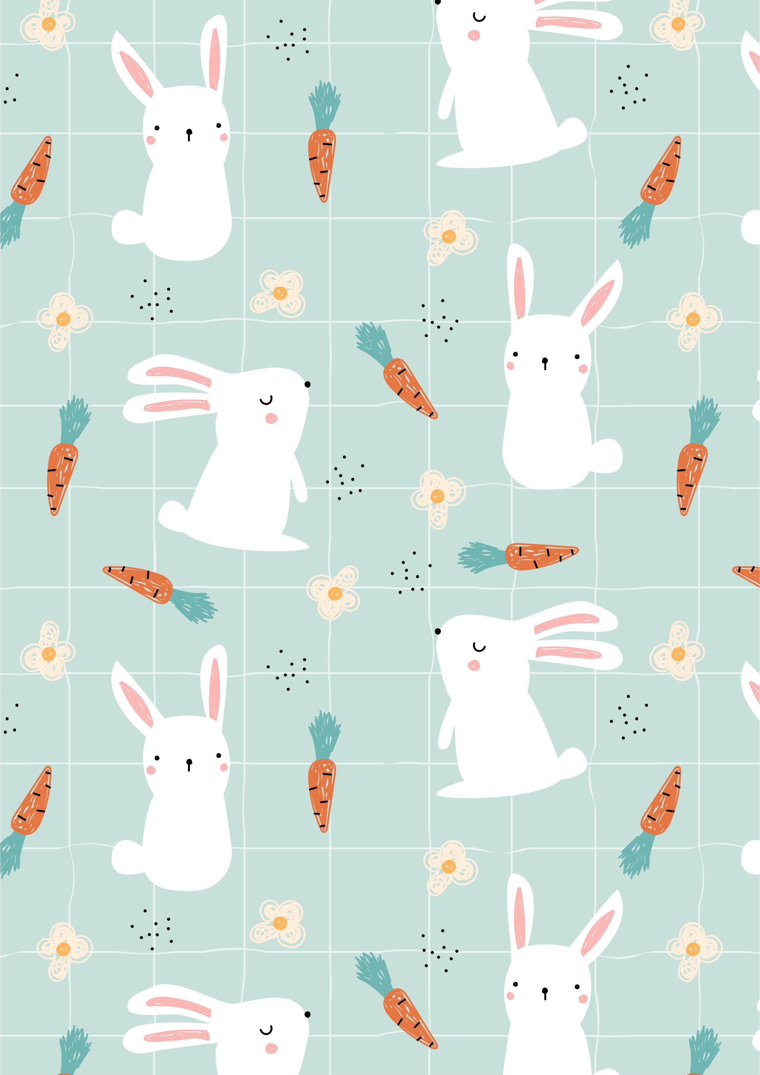200203-54 兔子 胡萝卜 - 堆糖,美图壁纸兴趣社区