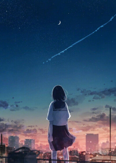 二次元插图背景