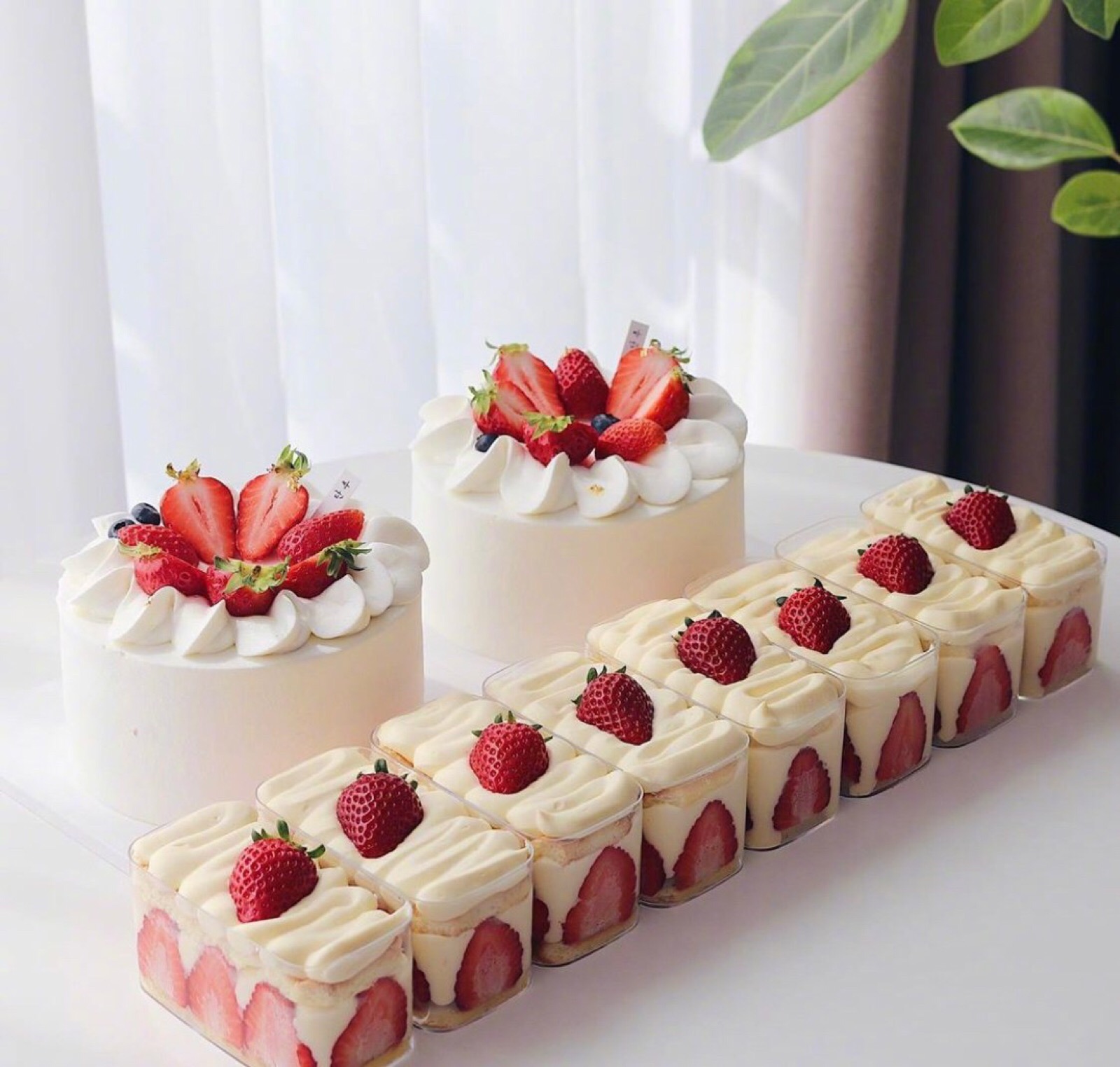 草莓蛋糕摄影图高清摄影大图-千库网